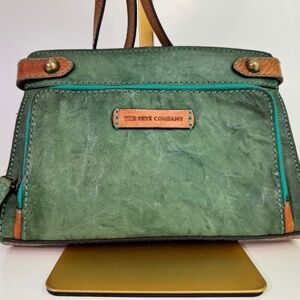 Frye Crossbody – Rare Green Leather – Excellent Condition!